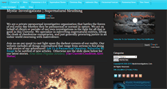 Desktop Screenshot of mysticinvestigations.com