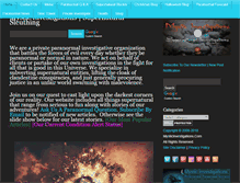 Tablet Screenshot of mysticinvestigations.com